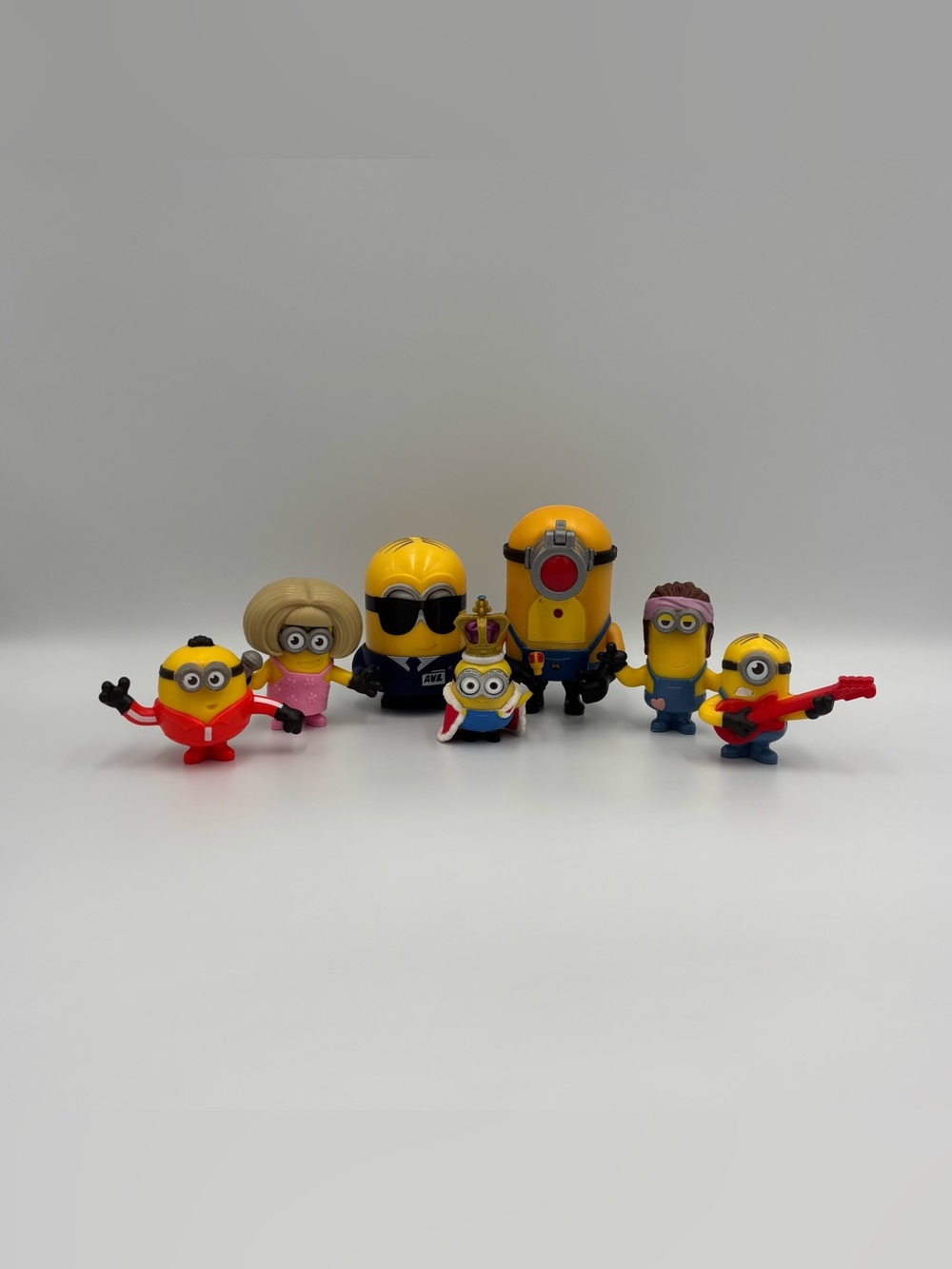 RARE Despicable Me Rise Of Gru Minions Toy Lot- King Bob Stuart Kevin Otto Toys